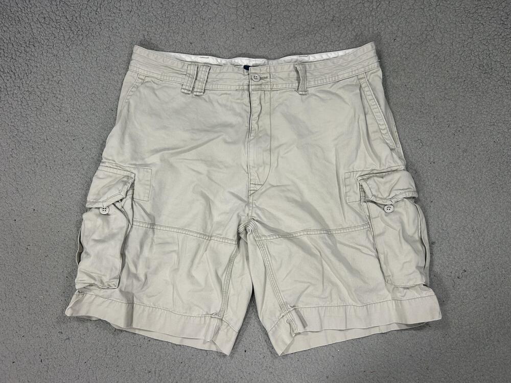 Polo Ralph Lauren Cargo Shorts Mens 39 Beige Classic Polo Chino Pockets Casual